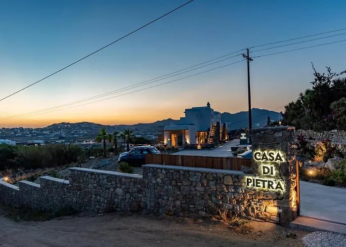 Casa Di Pietra Mykonos בית נופש Klouvas